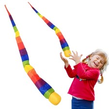 Rainbow Tail Ball Throw And Catch Balls With Rainbow Tail Sensory Gently