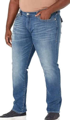 True Religion Ricky Straight Leg Foum Baseline Size W34 R *REF33-33