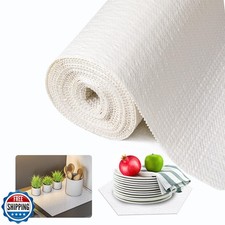 Beautysaid Shelf and Drawer Liner for Kitchen Cabinet, Non Adhesive Non Slip