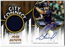Jose Altuve #CCAR-JA Prices | 2026 Topps City Connect Swatch