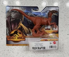 2021 Jurassic World Dominion Ferocious Pack VELOCIRAPTOR Action Figure Red