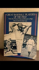 Great Baseball Players Of The Past postcard book