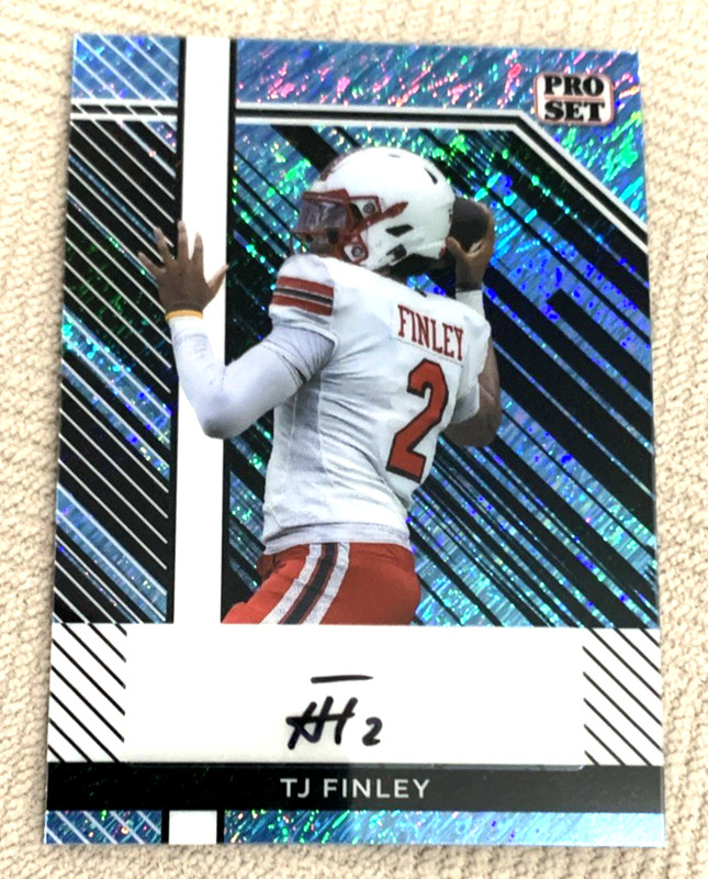 2024 Leaf Pro Set - TJ Finley Auto Blue Shimmer /20 #PSA-TJF