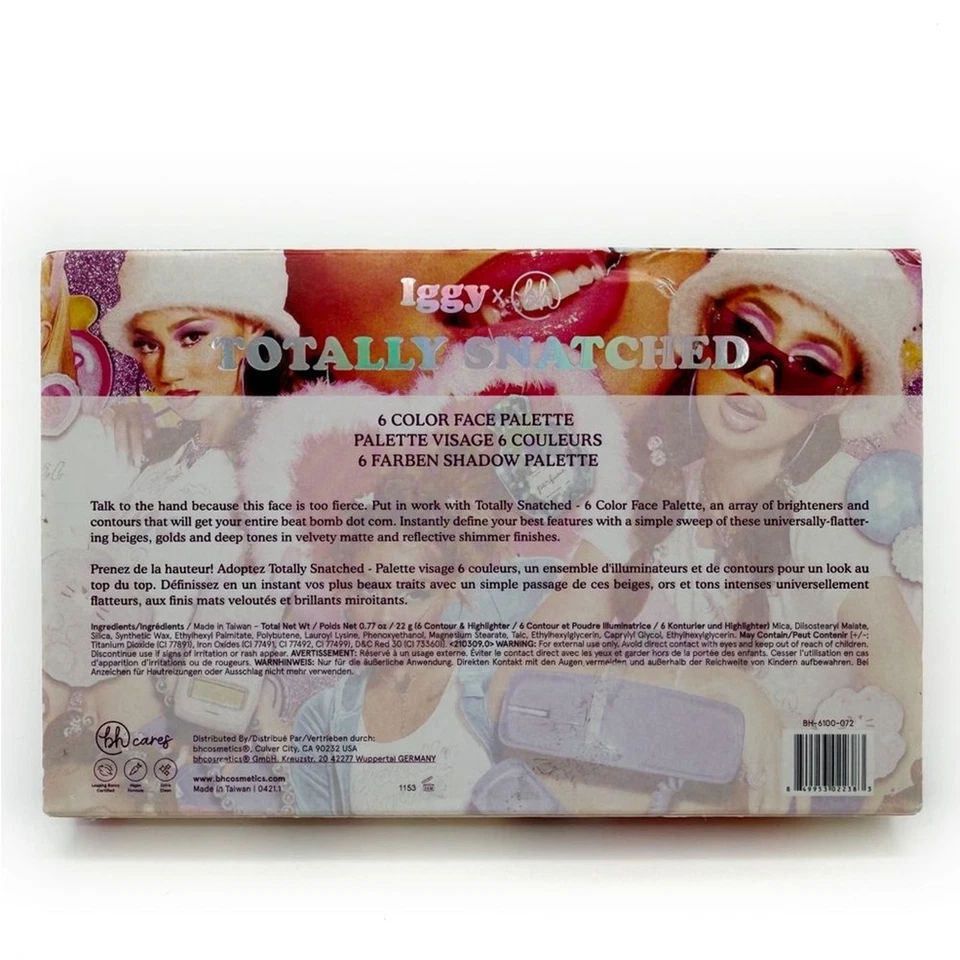 BH Cosmetics Iggy Azalea Totally Snatched Contour Palette Highlighter Blush Gift - Image 4 of 4