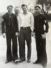 VINTAGE BEEFCAKE BEST BOY FRIENDS, 1940s WW2 Era MILITARY PHOTO
