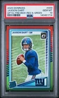 2025 Donruss Jaxson Dart Optic Preview RED & GREEN Rookie RC #400 PSA 10 POP 4