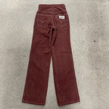 Vintage 70's Levis Moleskin Maroon Pants Women  s