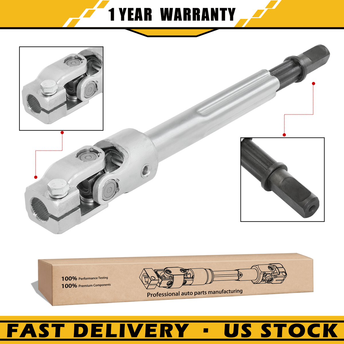 New Lower Intermediate Steering Shaft For 2016-2023 Nissan Maxima