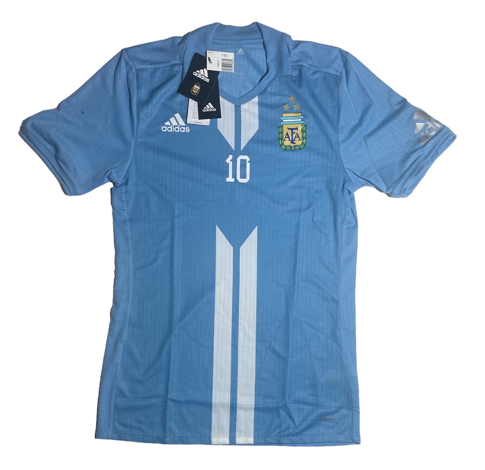 Adidas Argentina jersey, SIZE YOUTH LARGE, new/TAG, blue, special occasion