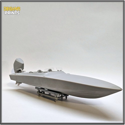 Tuff 25 Race boat & trailer kit With Mercury 1/24 scale Diorama model 3D boat - Picture 21 of 28