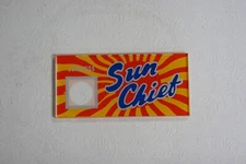 Jennings Slot Machine Plexiglass  Sun Chief Marque