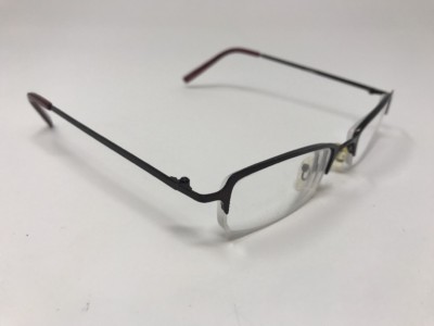 TEMPO eyeglasses CTR 5009 Bronze Brown 47-18-135 47mm Half Rimless E873