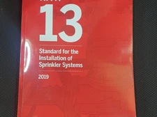 Standard for the Installation of Sprinkler Systems NFPA 13 2019 Ed. USA STOCK