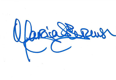 Marisa Berenson Autogramm signed 10x15 cm Karteikarte 