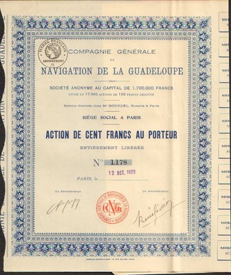 NAVIGATION DE LA GUADELOUPE (B)