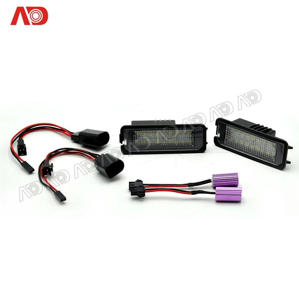 PARA Bentley Porsche Seat Skoda VW Golf Passat B6 CC OEM LED luz de matrícula Foto 4 de 4