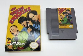 The Three Stooges Nintendo NES Activision Complete, CIB, USA, Very Nice
