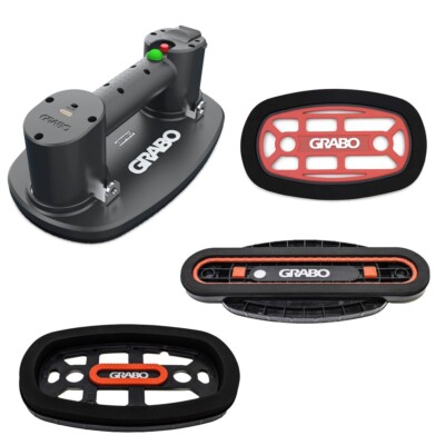 GRABO Nemo Electric Vacuum Suction Cup Lifter W/ 375 lb Capacity Windshield USA