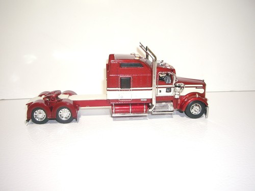DCP FIRST GEAR 1/64 ROUGE KW W900L AVEC COUCHETTE STUDIO ET ESSIEU ÉCARTÉ MAC DEMI-ROND - Photo 10/15