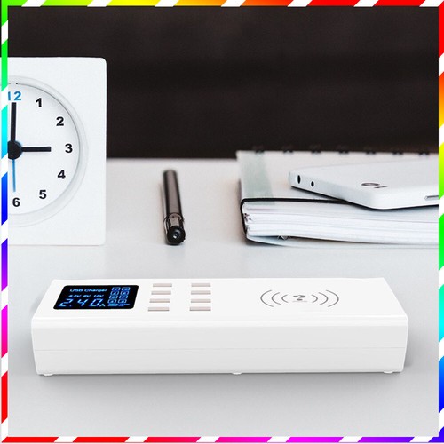 Lightweight Mini multi-port 8USB Fast charging station Wireless hub 5V/8A travel - 第 1/11 張圖片