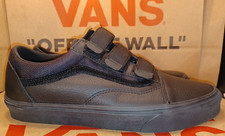 Vans Men's 6.5/Women's 8 Old Skool V Leather Ballistic Black VN0A3D29UB4