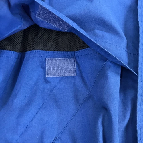 Devon & Jones Windbreaker Jacket Size L Mock Neck Pockets Full Zip Blue image 9
