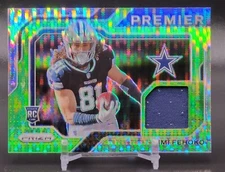 2021 Prizm Simi Fehoko Premier Neon Green Pulsar Prizm Rookie Patch Cowboys