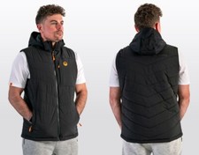 Guru Hybrid Gilet Black - All Sizes - Coarse Fishing Body Warmer - Free Delivery