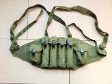 Original Surplus 1987 Chinese Type 85 Chest Rig Ammo Pouch Mag Pouch Marked