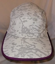  New Era Snow Arctic Camouflage Cap Hat Trucker Cap Purple Trim Unique Rare
