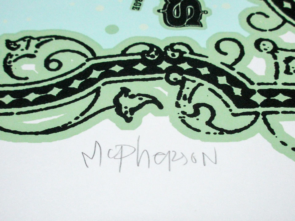 Tara McPherson Signed The Decemberists Sasquatch 2006 Silkscreen Poster - S/N - Image 3 of 4