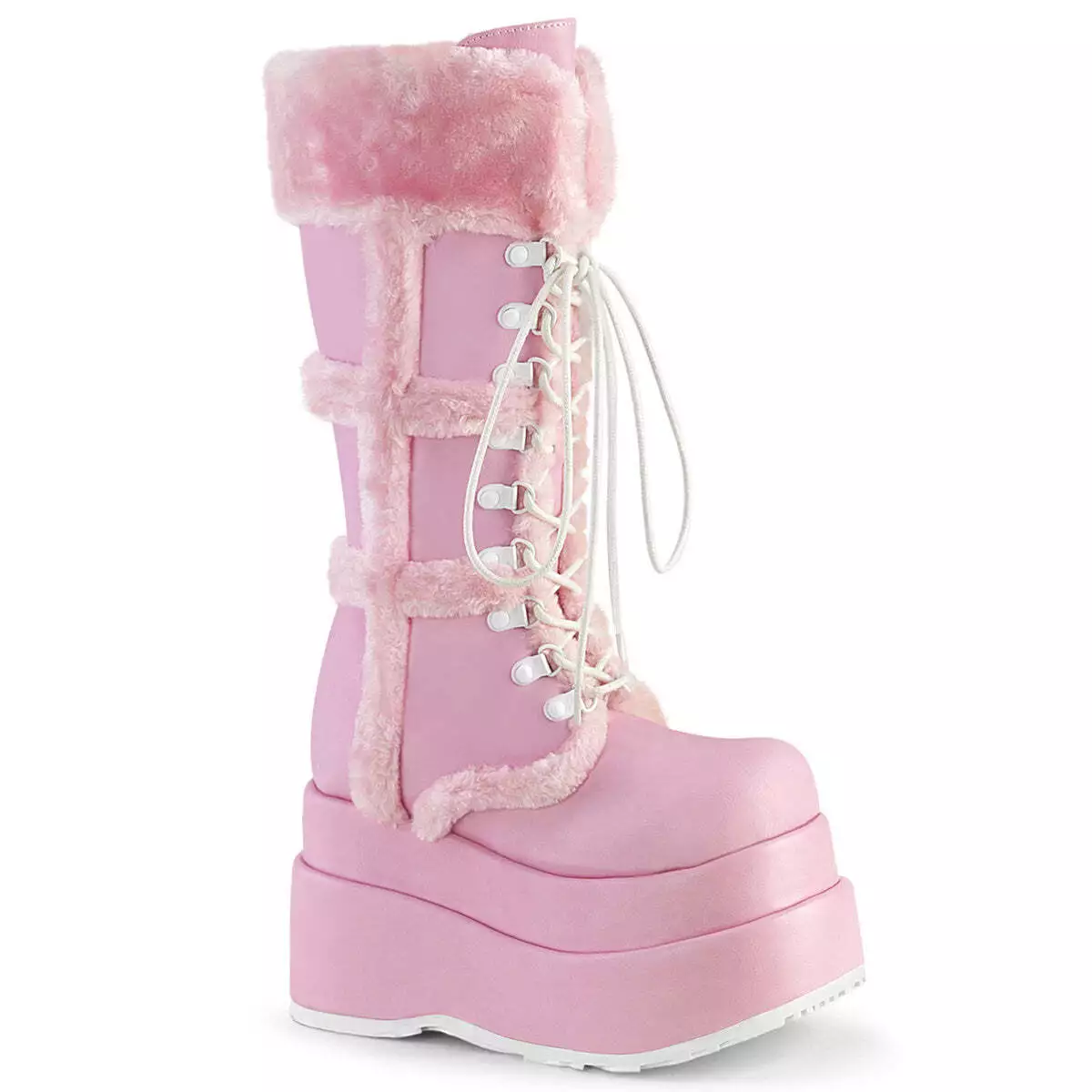Demonia Bear 202 Goth Punk Viking Cosplay Platform Winter Boots eBay