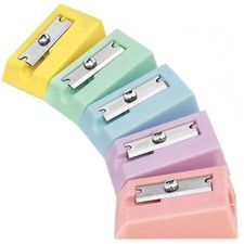 Single Hole Sharpener  Pack of 5 Pencil Sharpeners  Ideal for School Office...