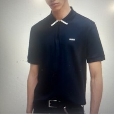 HUGO BOSS Polo shirt with contrast logo DALOMINO 50511721405