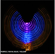 Professional Performance LED ISIS WINGS 3 colors Light Club Show Belly Dance NEW