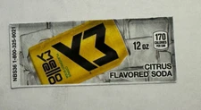 Mello Yello Vending Machine Flavor Strip 12oz For Vendo, Dixie Narco