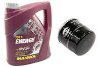 4 Liter MotoröL Set ÖLfilter SM134 5W30 FüR Hyundai KIA Mazda Nissan Renault Sma