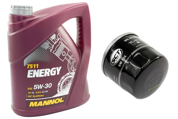4 Liter MotoröL Set ÖLfilter SM134 5W30 FüR Hyundai KIA Mazda Nissan Renault Sma-image