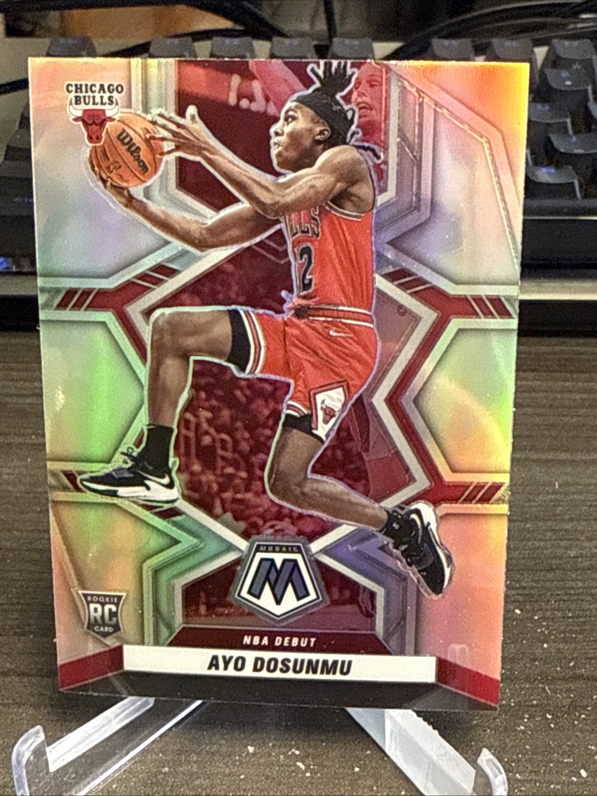 2021-22 Panini Mosaic - NBA Debut Ayo Dosunmu #279 Silver Prizm (RC)