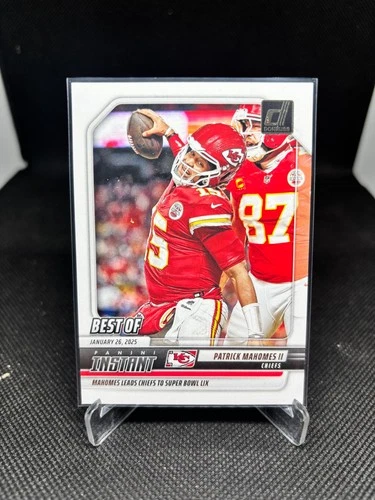 2025 Panini Donruss  Best of Instant Patrick Mahomes II #INS-PMS