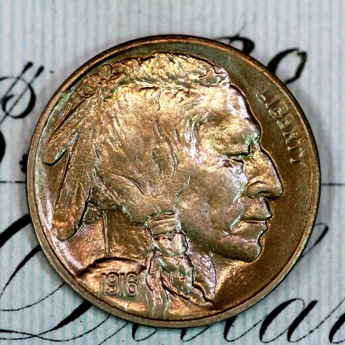 * 1916-S * SUPERB+ GEM BU MS BUFFALO NICKEL * FROM ORIGINAL COLLECTION