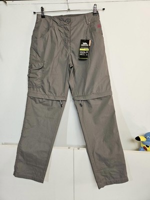 Tresspass Wanderhose TP75 UV DWR Convertible Rambler Storm Grey - S W30'' L30''