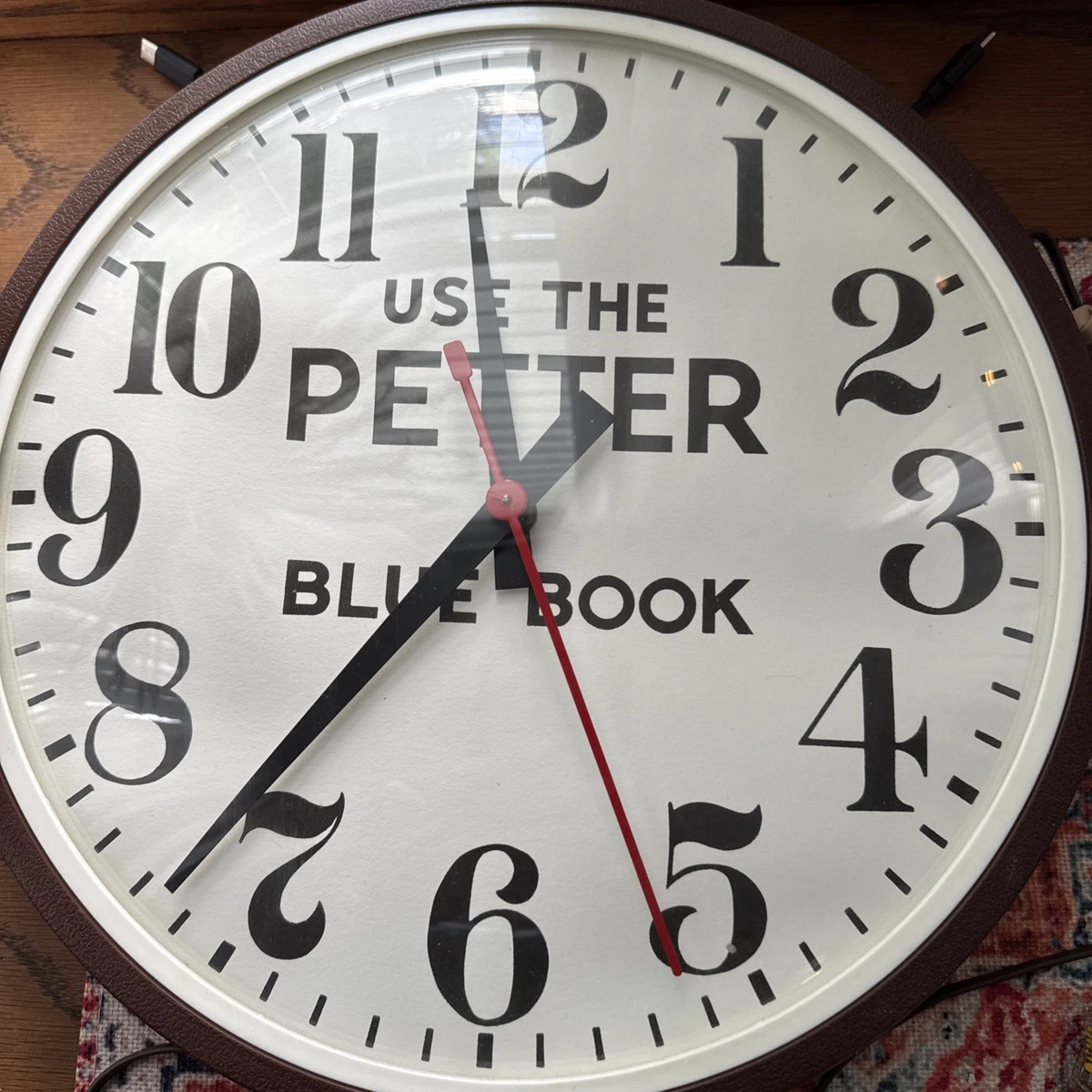 Blue Collectible Advertising Clocks for sale | eBay