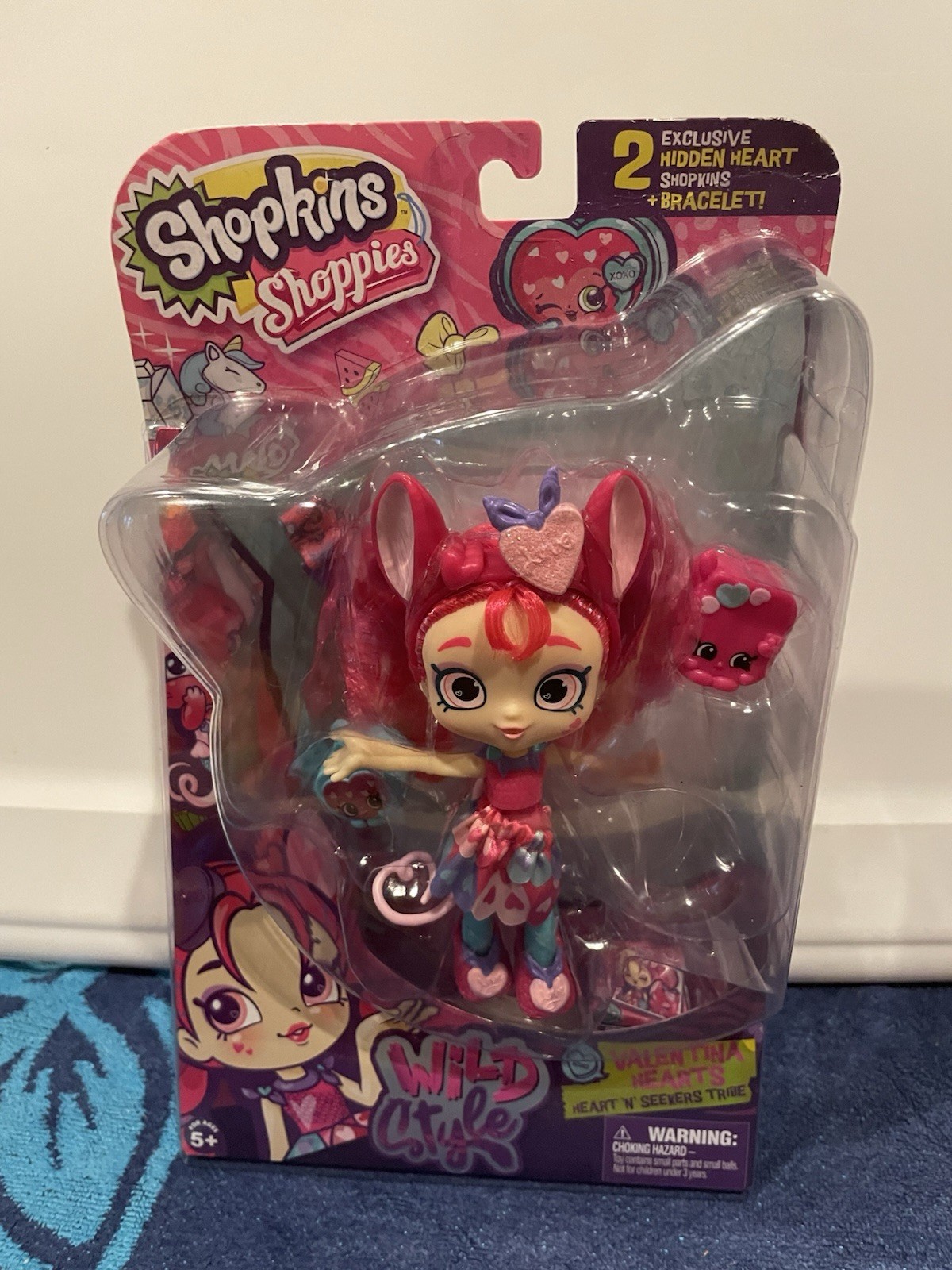 Shopkins Wild Style Shoppie "VALENTINA HEARTs&rdquo; Heart'N'Seekers