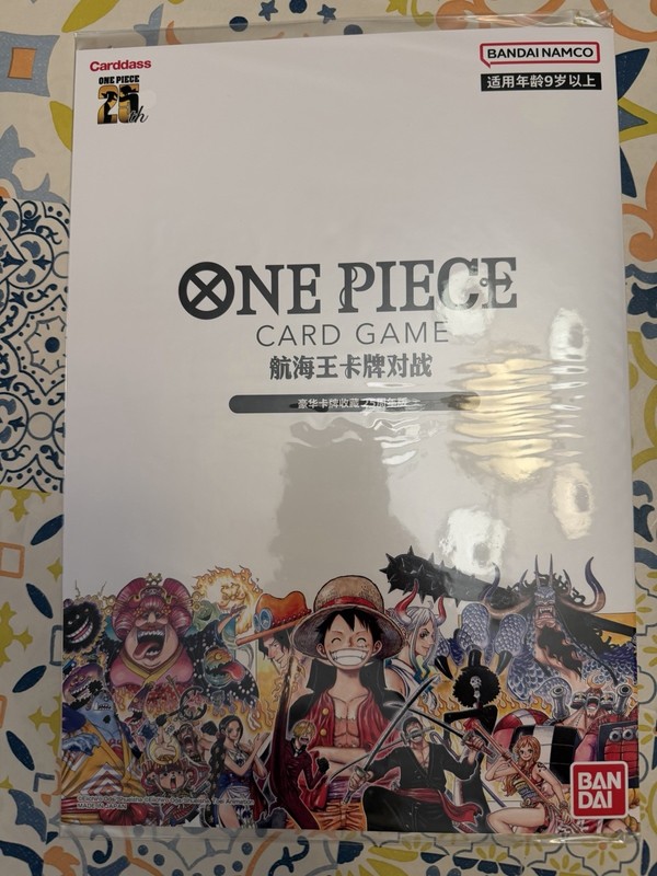 Bandai One Piece Card Game Carddass One Piece 25th Chinese Sealed 10-Card Set