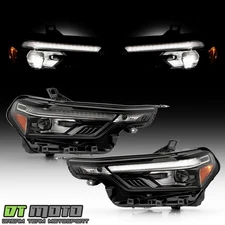 For 2023-2025 Chevy Colorado Halogen Upgrade to LED Tube Projector Headlights