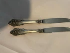 Lot 2 Grande Baroque By Wallace Sterling Dinner Knife sterling handle, 9-3/4"