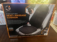 Smartgear 12Volt Auto Seat Heat  Massage Cushion NEW