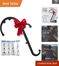 Ergonomic Back and Neck Massager - Trigger Point Therapy for Deep Relief, Black