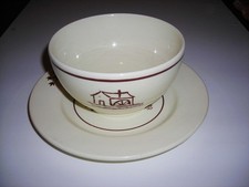 REGALI MULINO BIANCO TAZZA SCODELLA 85 PIU' PIATTO COLAZIONE 1985 VINTAGE